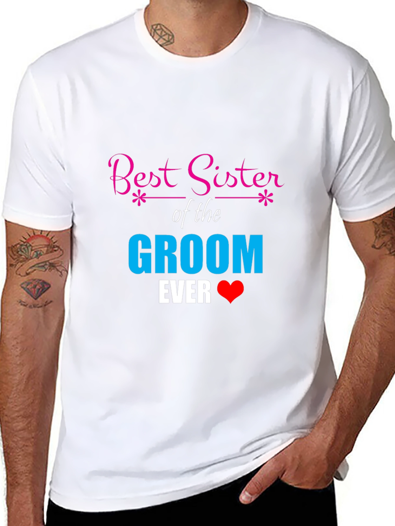 Best Sister of the Groom T-Shirt