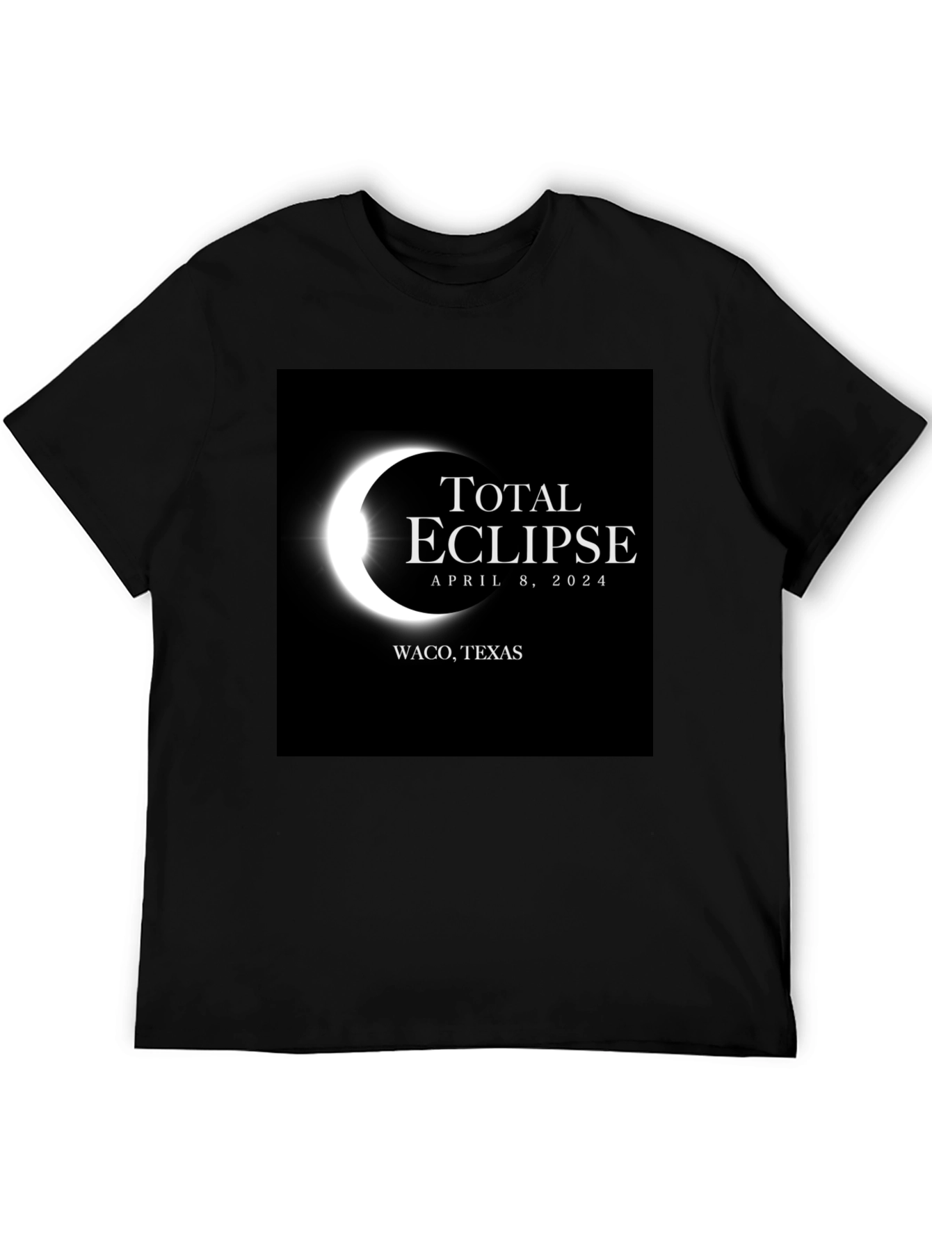 Total Eclipse April 8 2024 Waco Texas T-Shirt