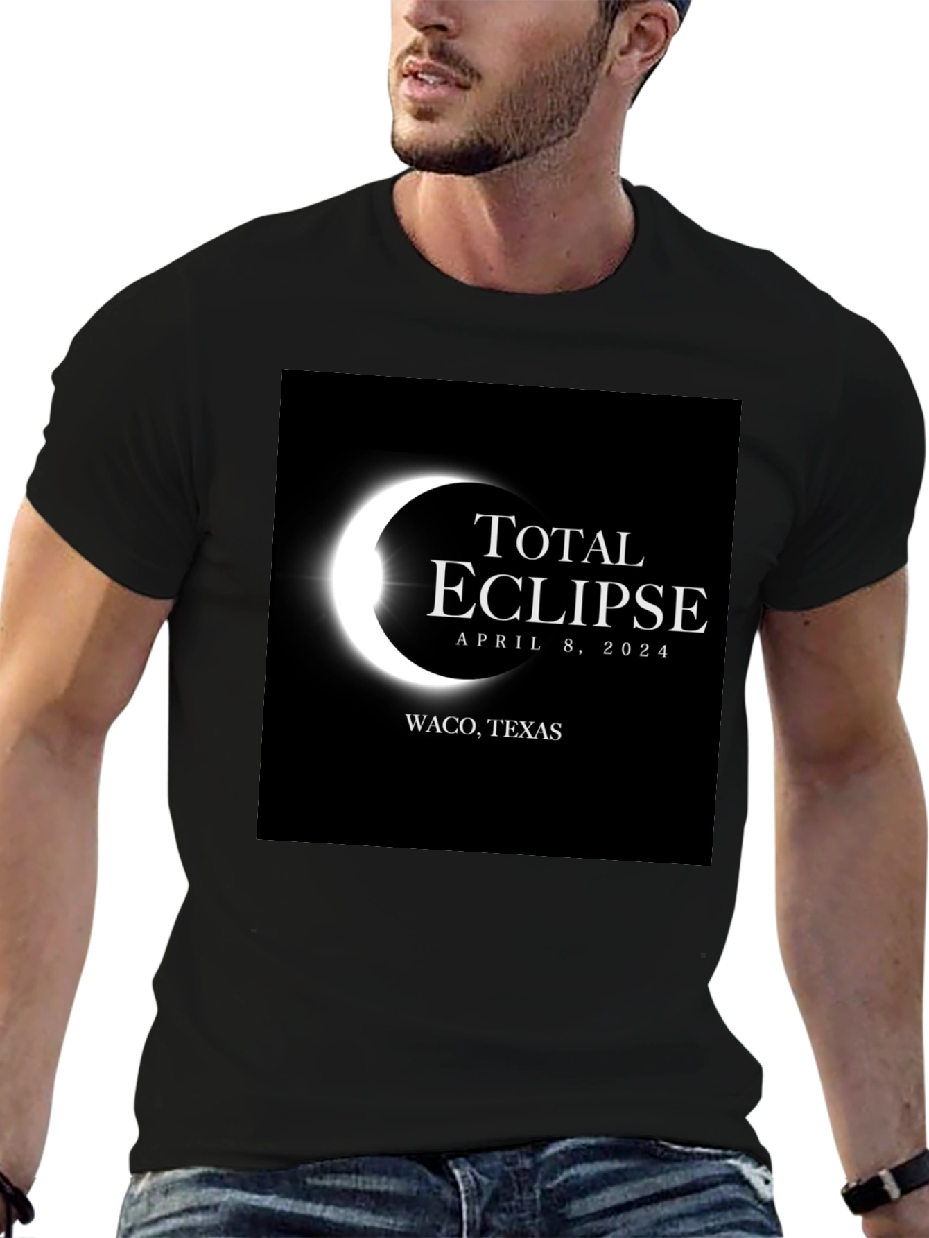 Total Eclipse April 8 2024 Waco Texas T-Shirt