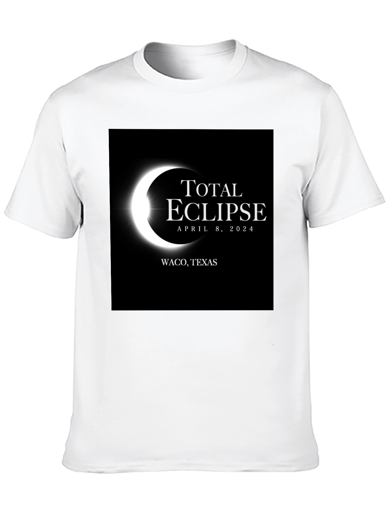 Total Eclipse April 8 2024 Waco Texas T-Shirt