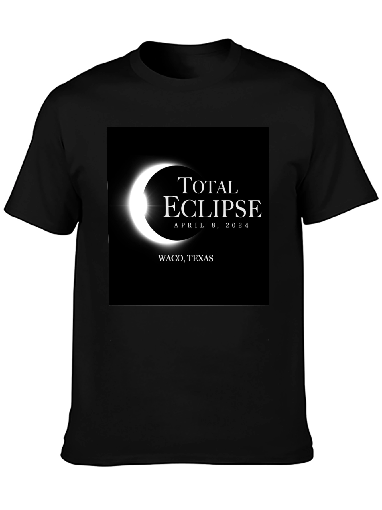 Total Eclipse April 8 2024 Waco Texas T-Shirt