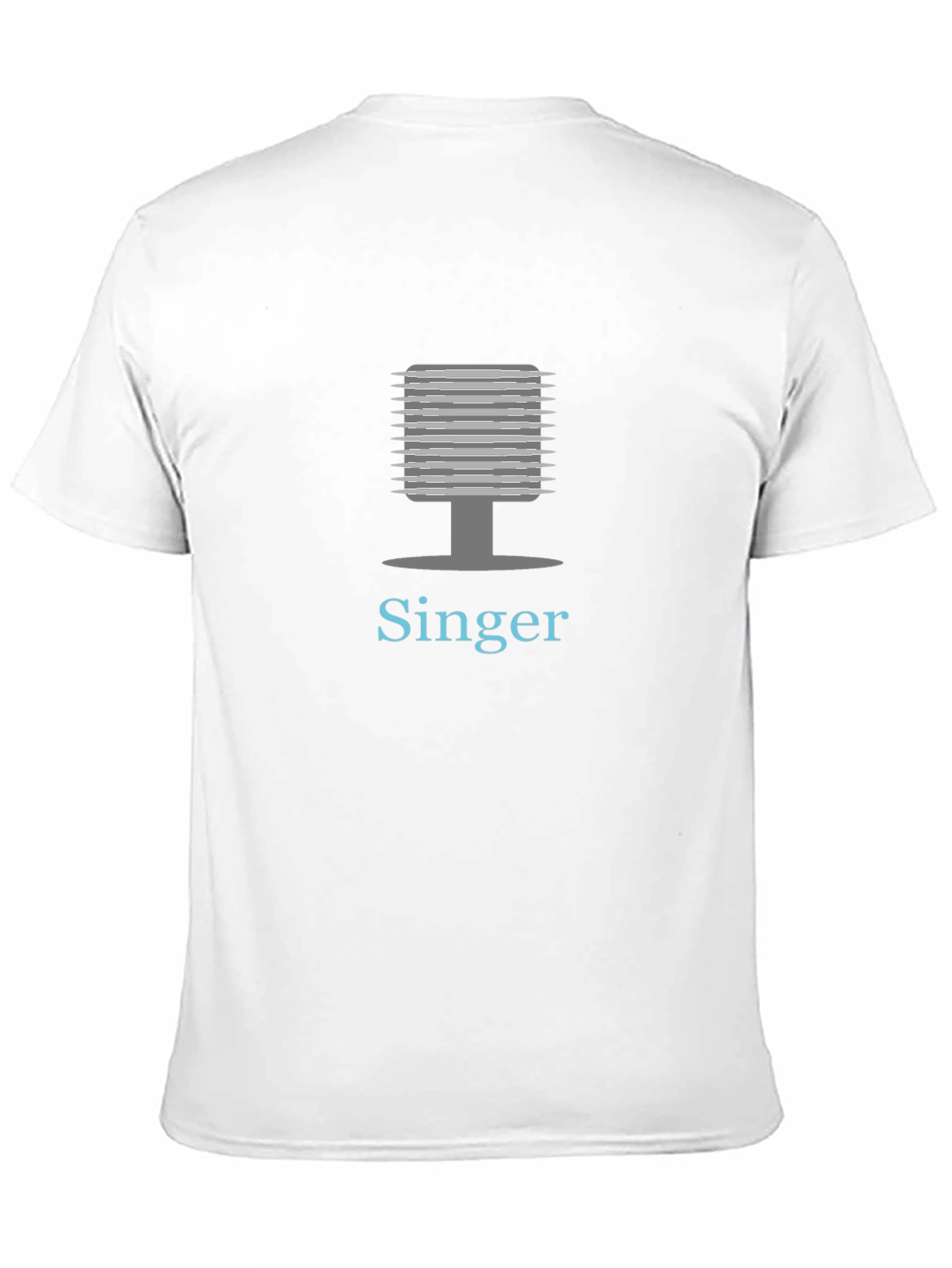 Singer Graphic Tee - Black Cotton Blend