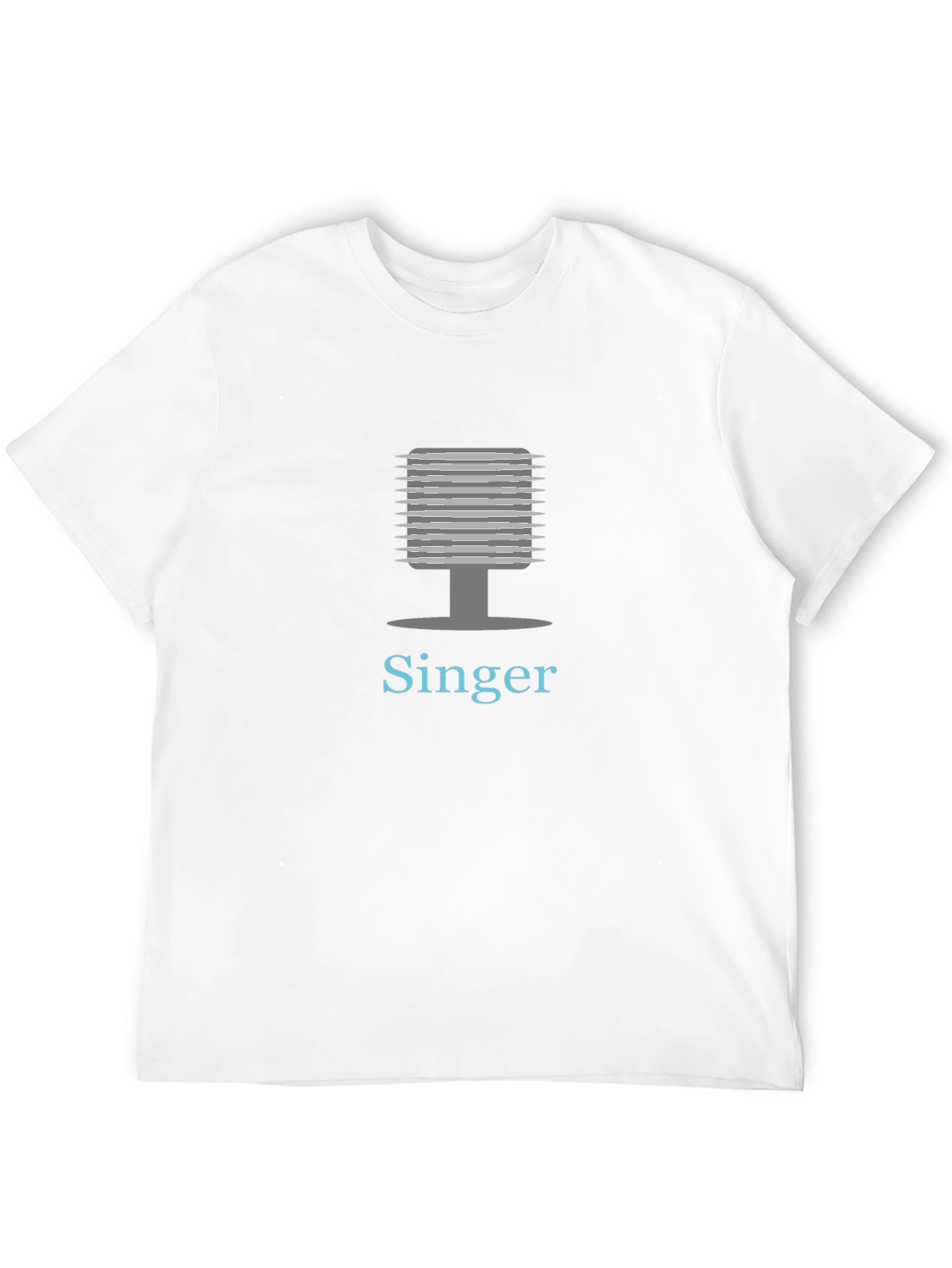 Singer Graphic Tee - Black Cotton Blend
