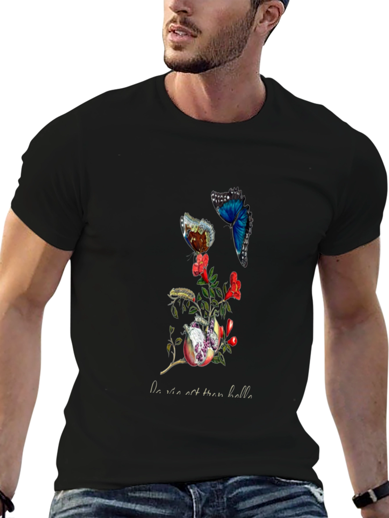 Butterfly & Pomegranate Graphic Tee