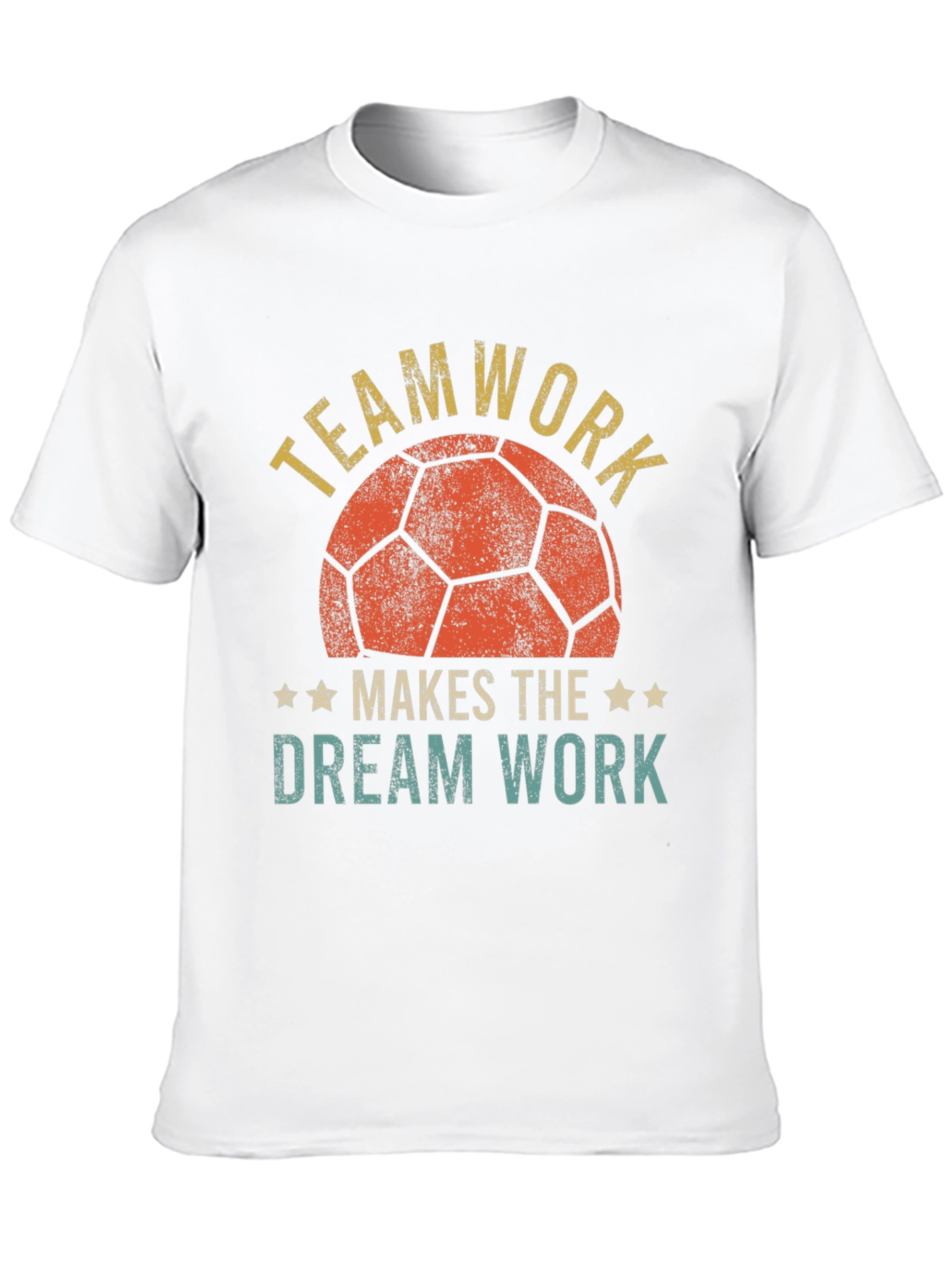 Teamwork Dream Work Graphic T-Shirt