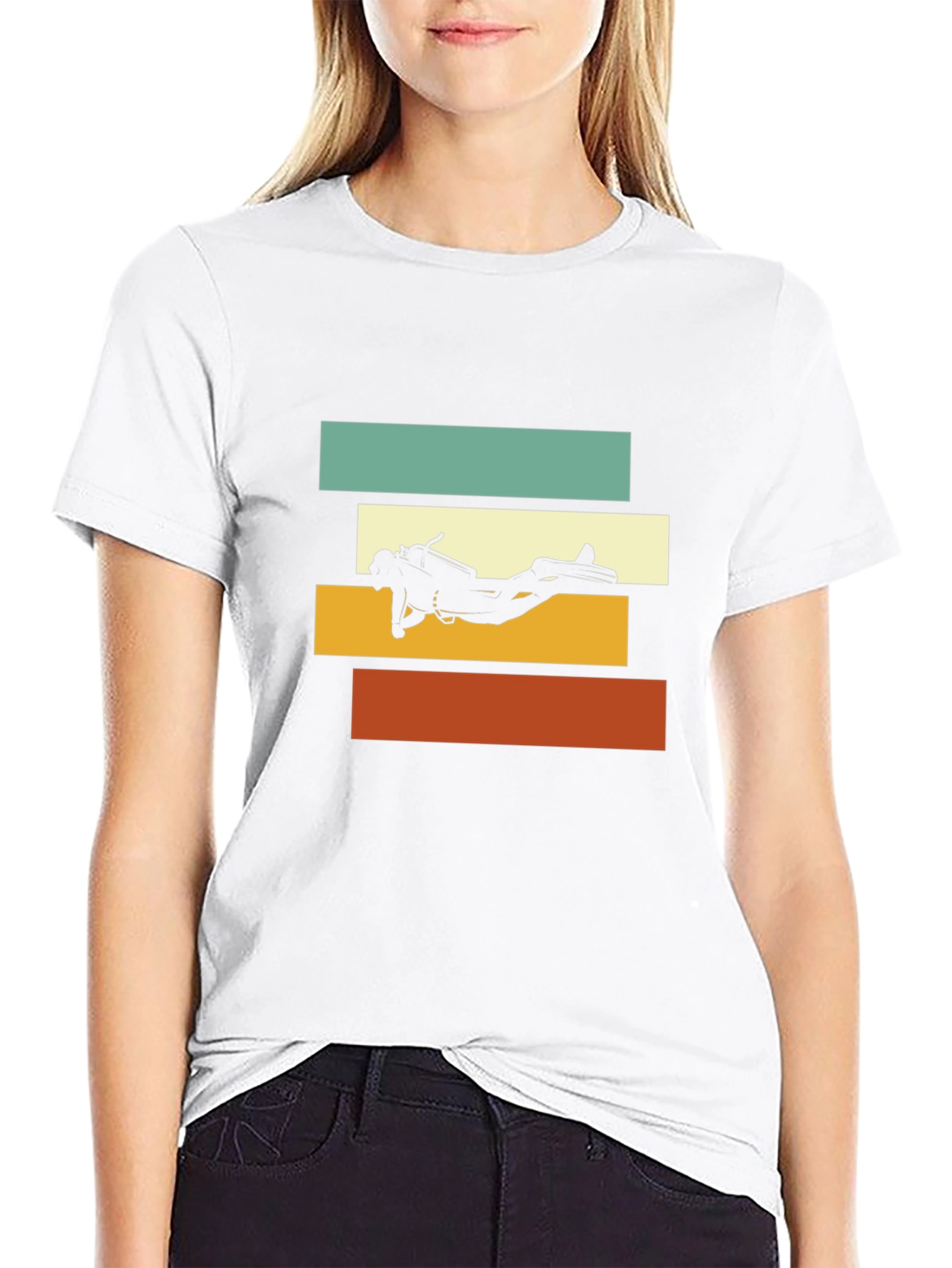 Diver Silhouette Graphic Tee