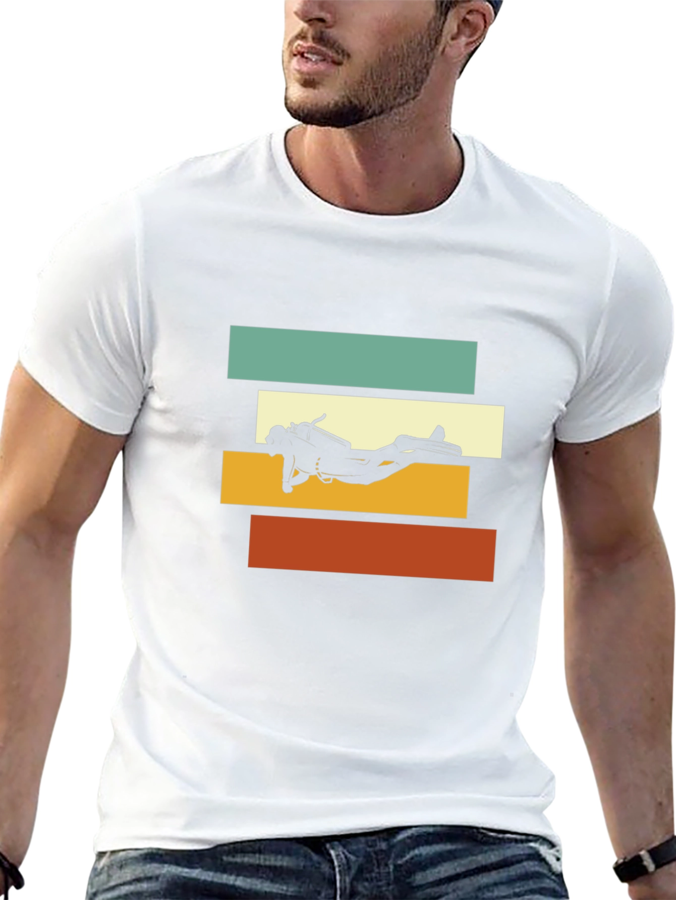 Diver Silhouette Graphic Tee