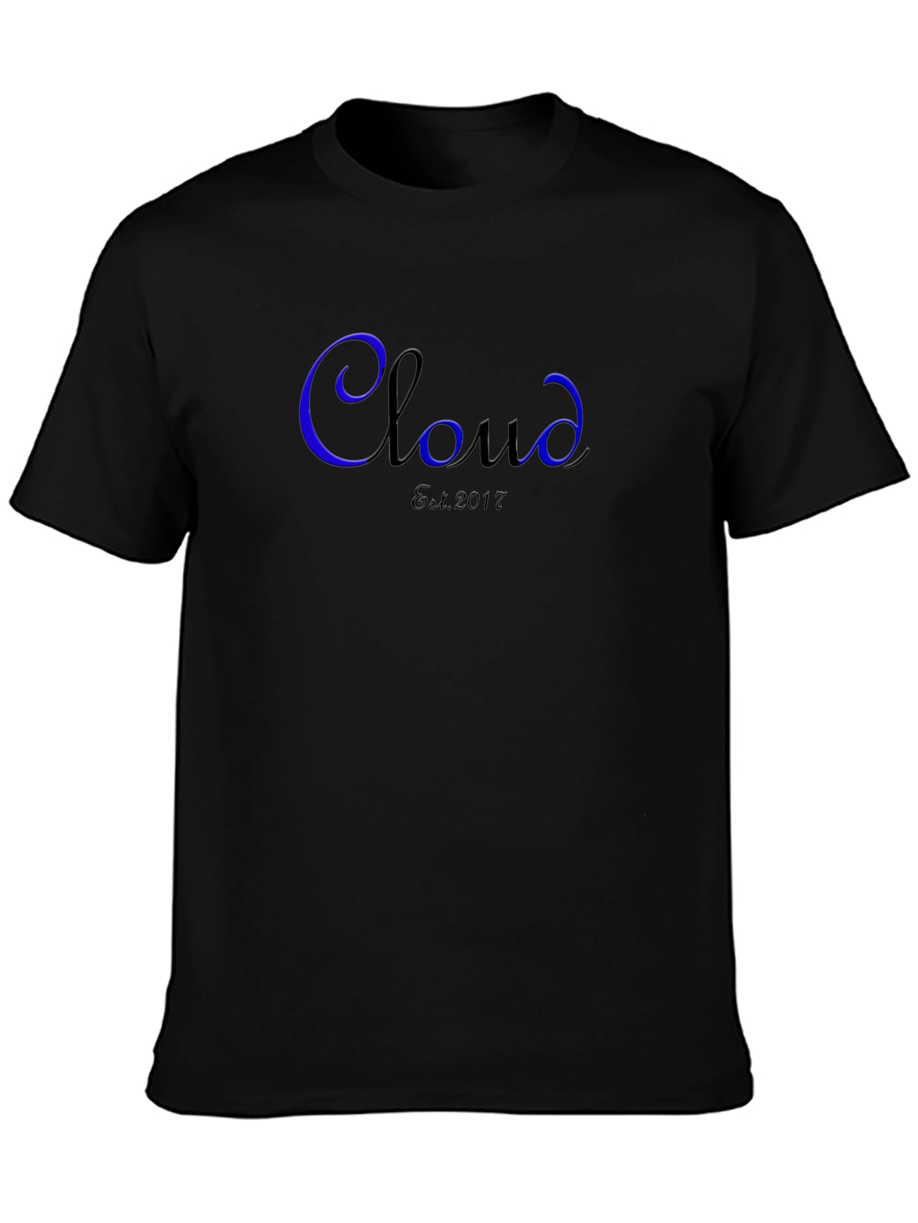 Cloud Est. 2017 Black T-Shirt