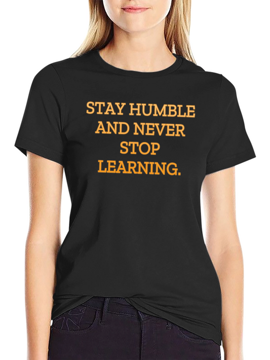 Humble & Learning Graphic Tee - Black