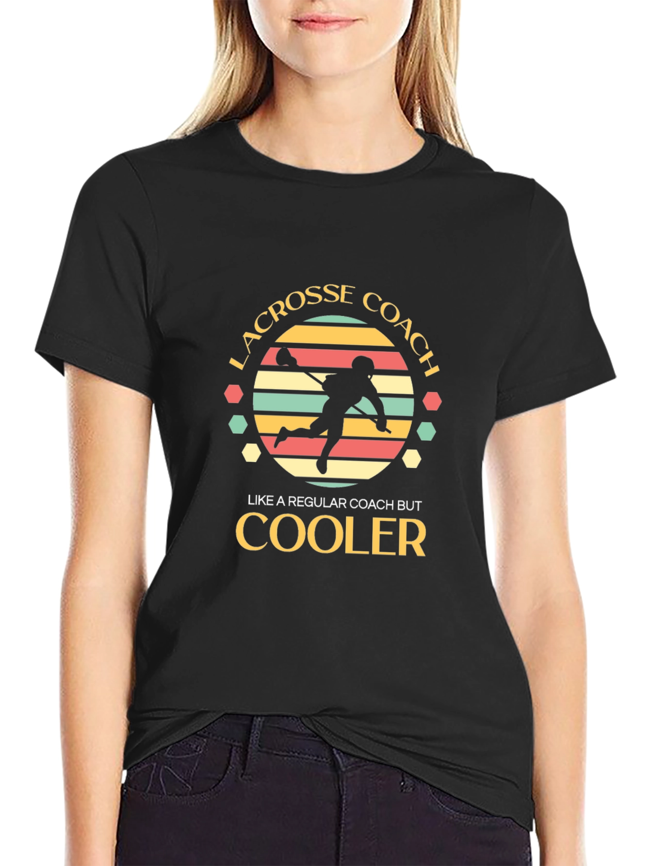 Lacrosse Coach T-Shirt - Cooler Than Regular!