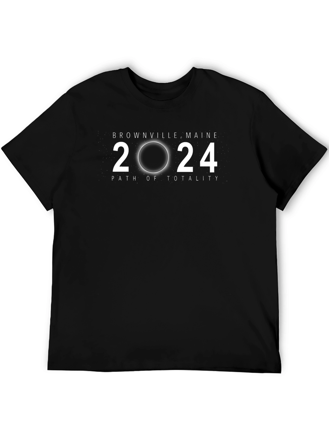 2024 Eclipse T-Shirt - Greenville Maine Path of Totality