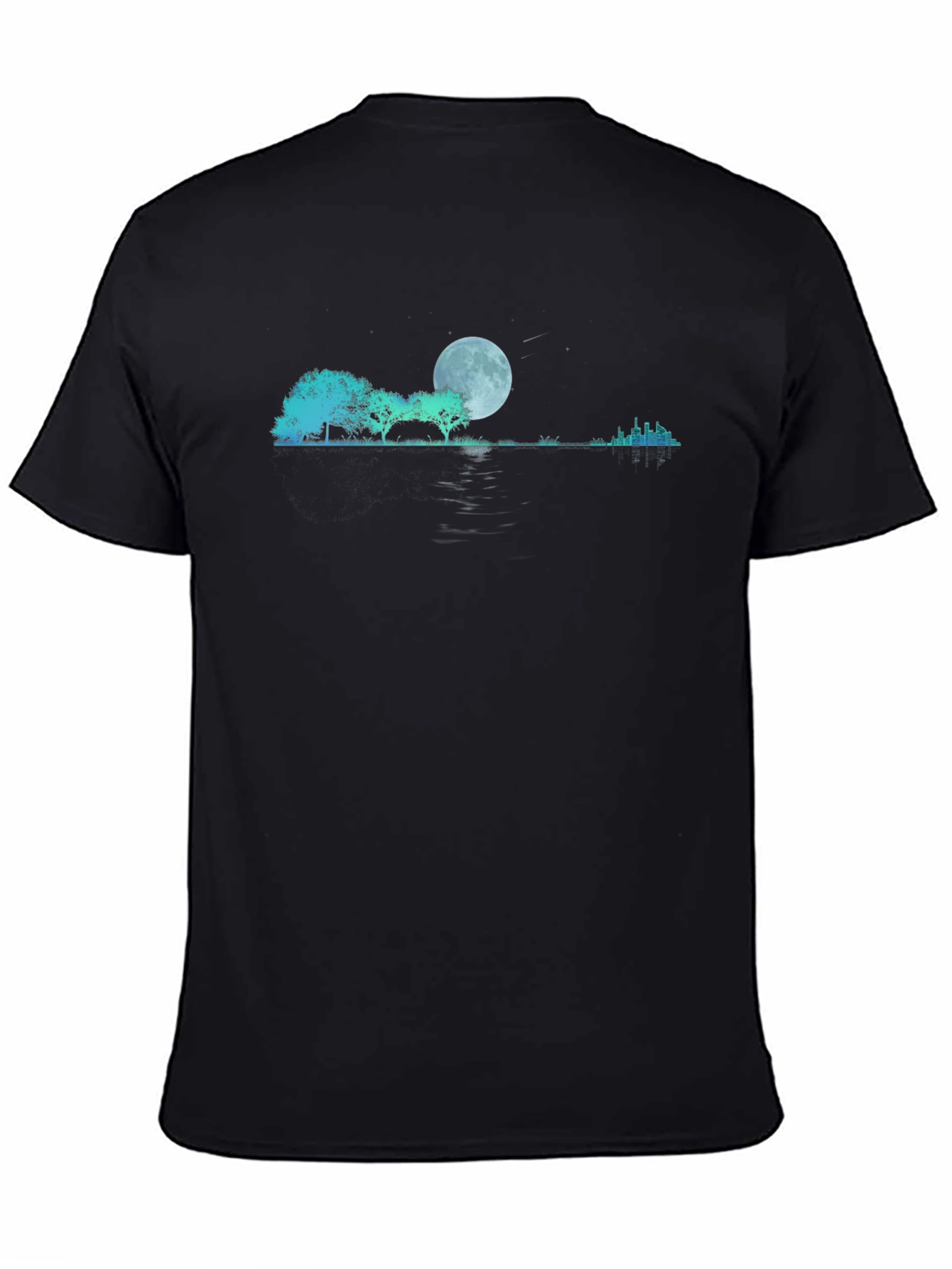 Moonlit Landscape Graphic T-Shirt