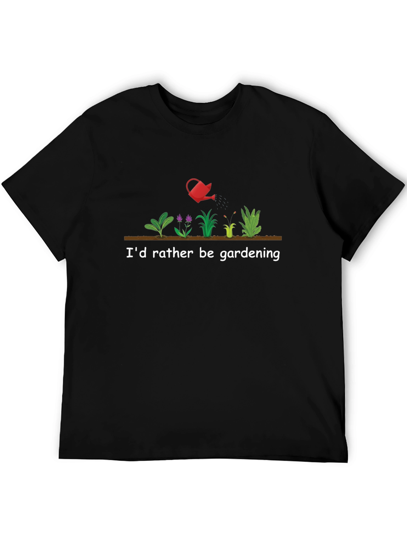 Gardening T-Shirt - Id Rather Be Gardening Tee