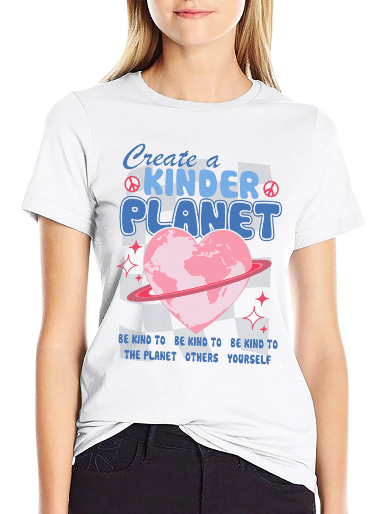 Kind Planet Graphic Tee - Spread Love and Kindness