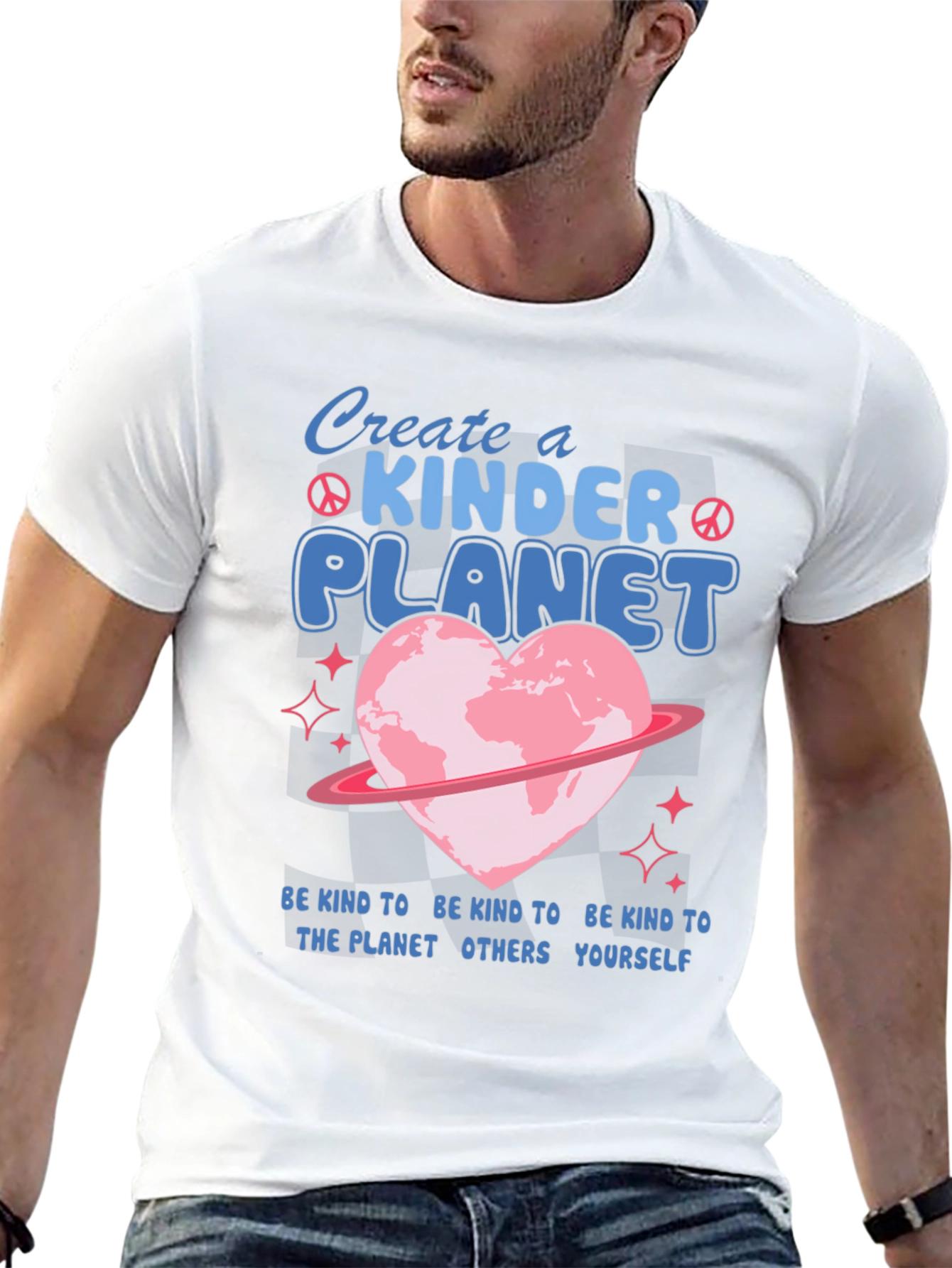 Kind Planet Graphic Tee - Spread Love and Kindness
