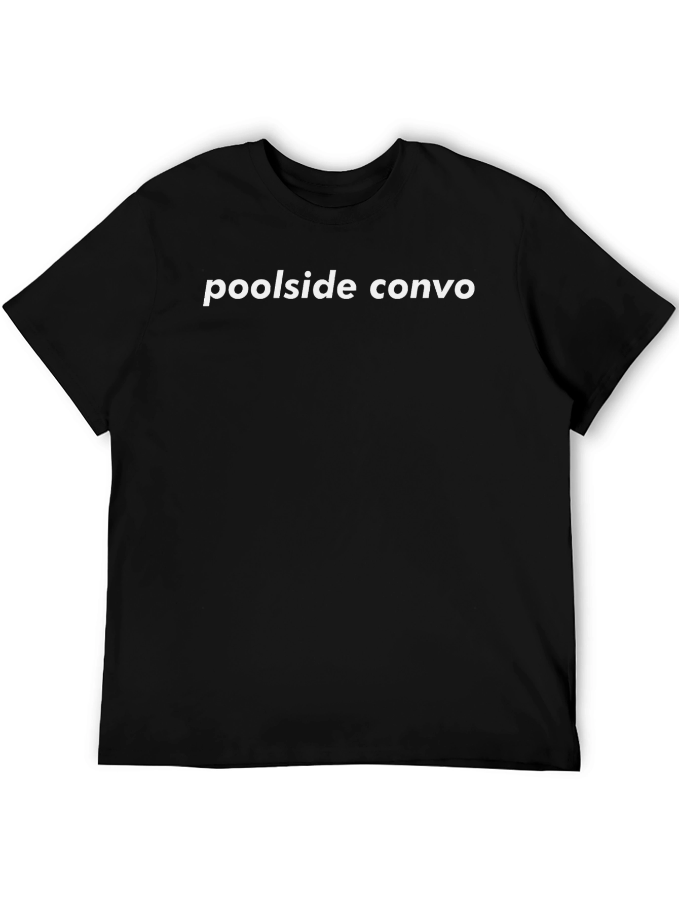 Poolside Convo Black Graphic Tee