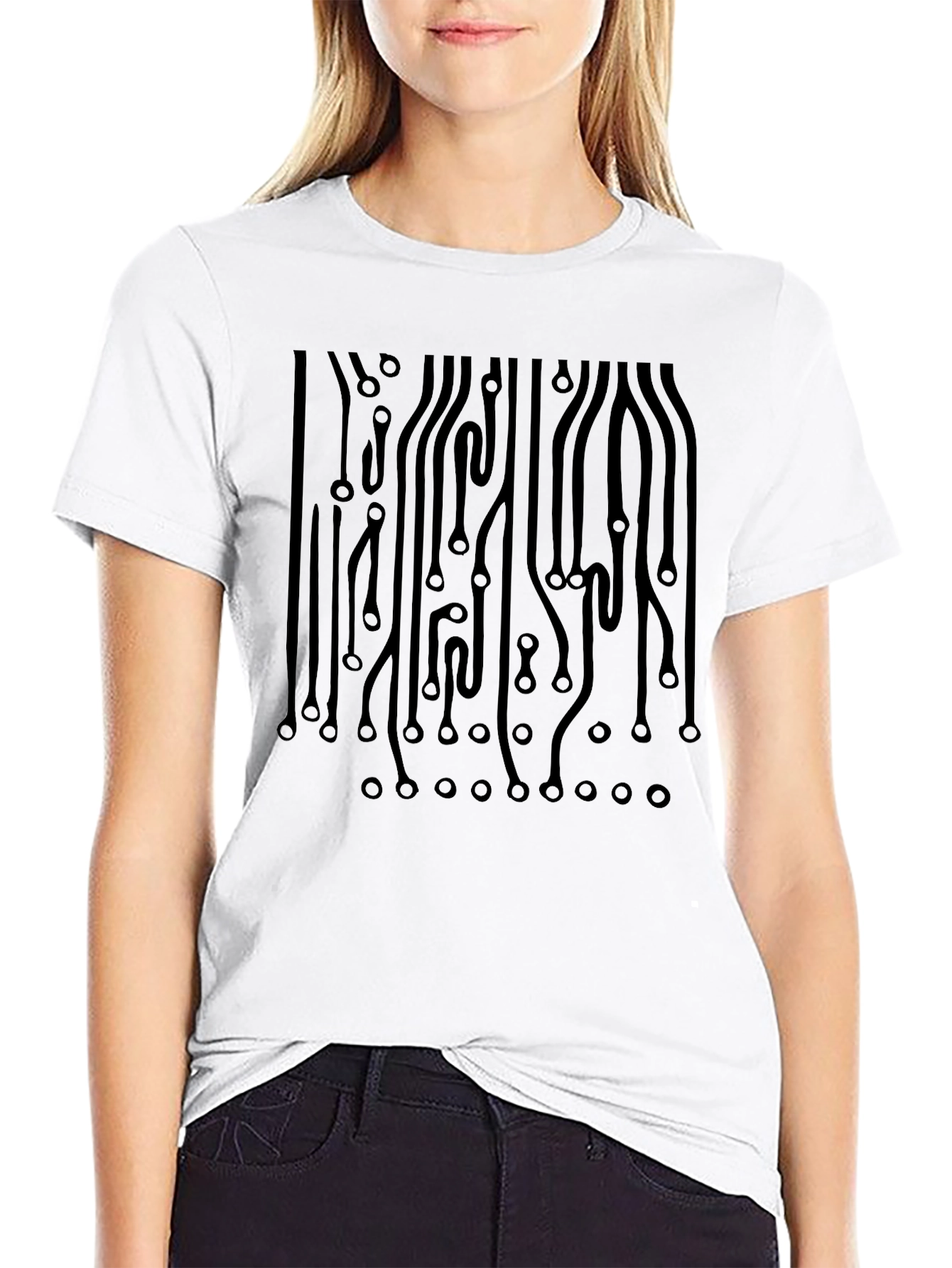 Circuit Board Graphic Tee - Stylish Geek Chic