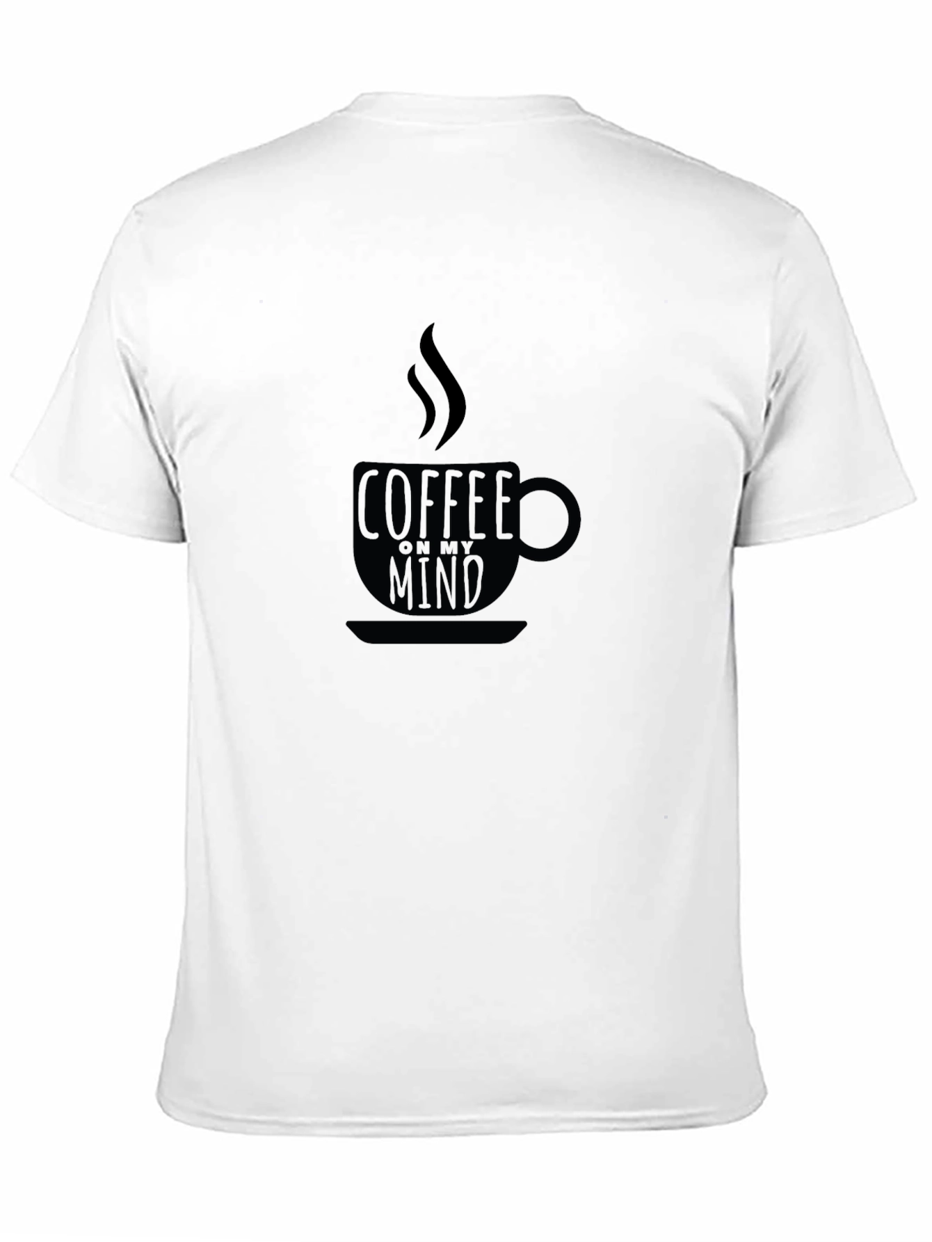 Coffee On My Mind Graphic Tee - Black