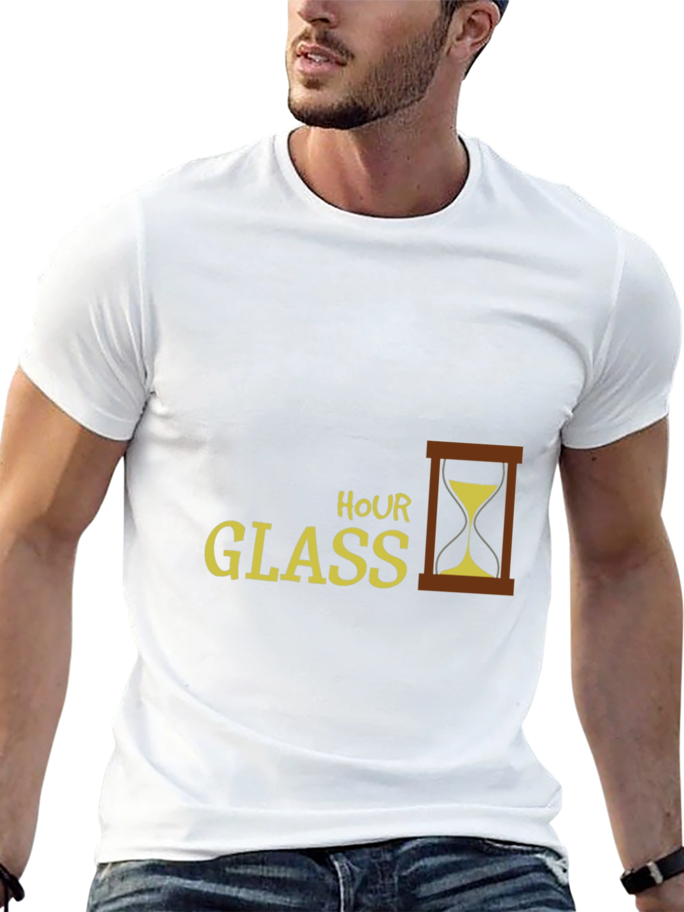 Hourglass Graphic Black T-Shirt