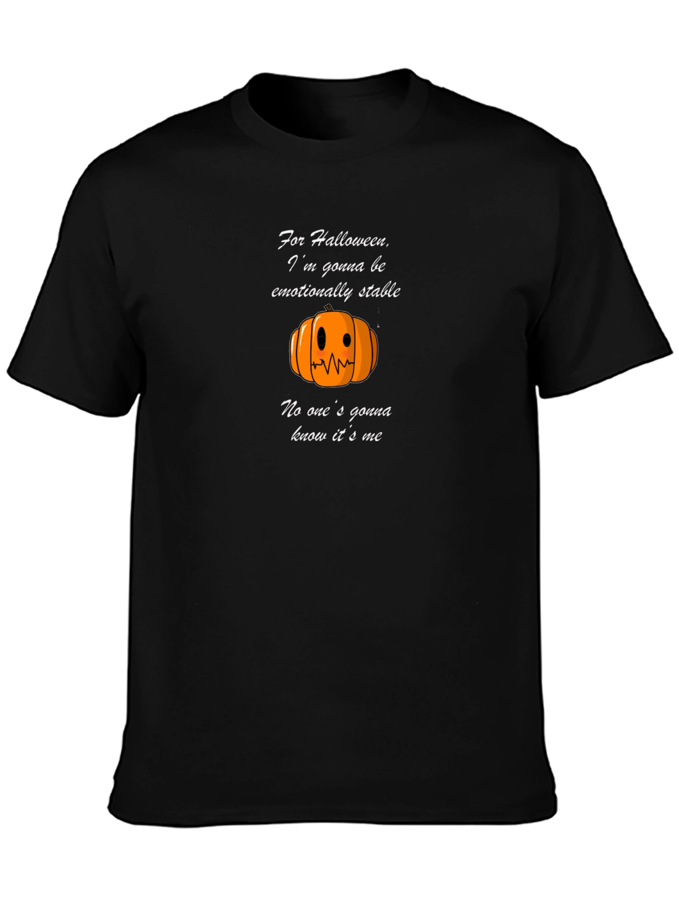 Halloween Emotionally Stable Pumpkin T-Shirt