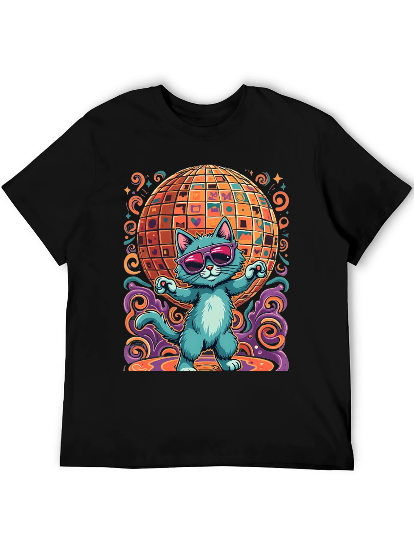 Groovy Cat Disco T-Shirt