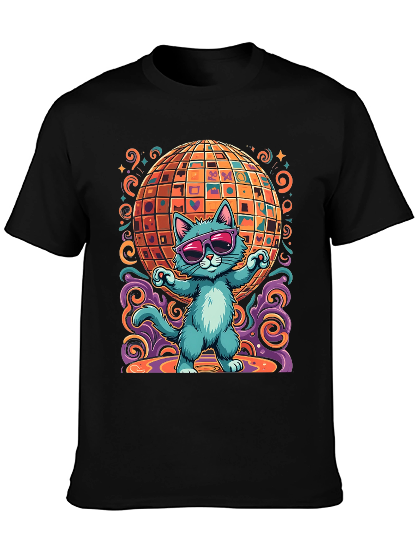Groovy Cat Disco T-Shirt