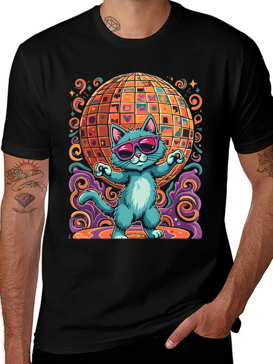 Groovy Cat Disco T-Shirt