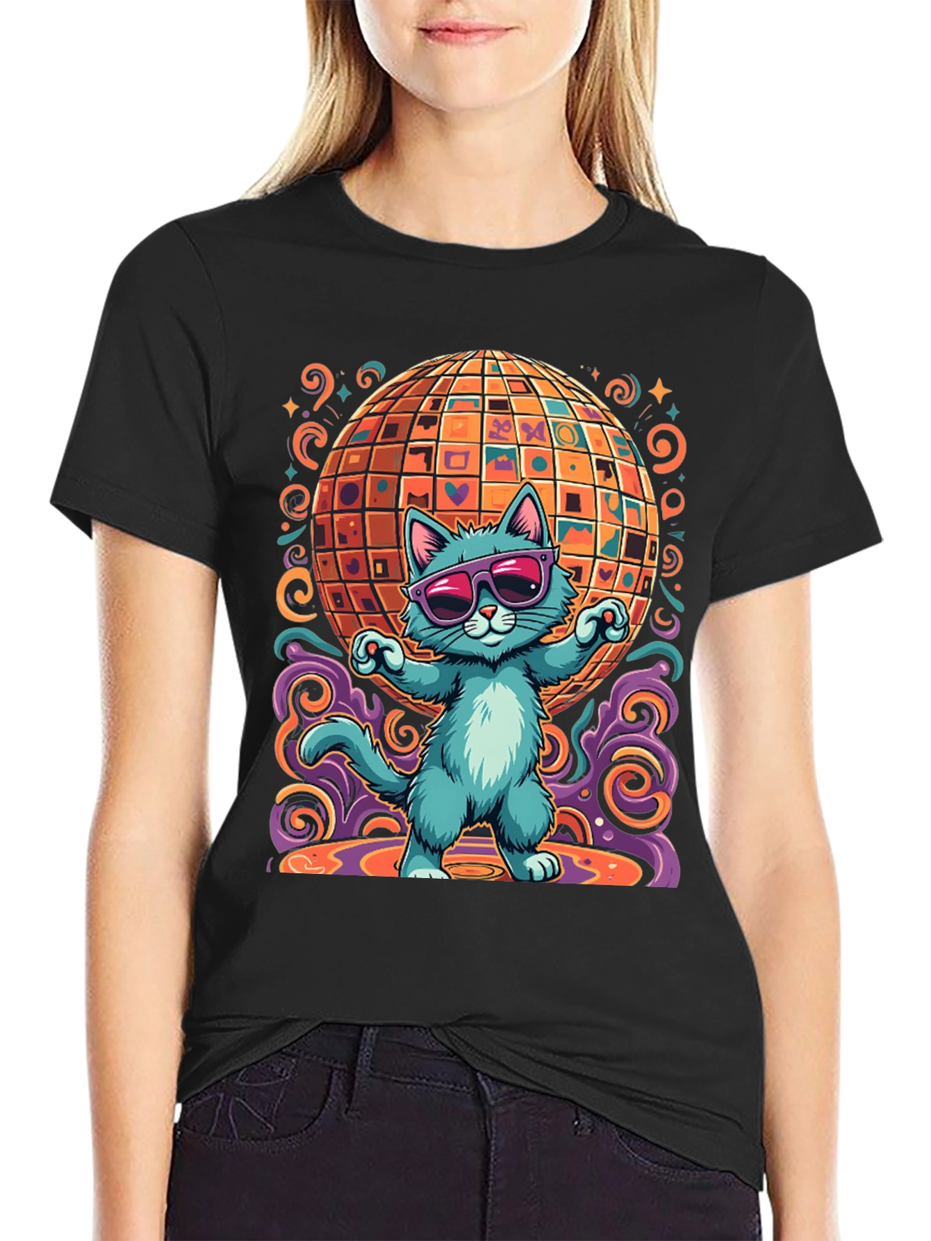 Groovy Cat Disco T-Shirt