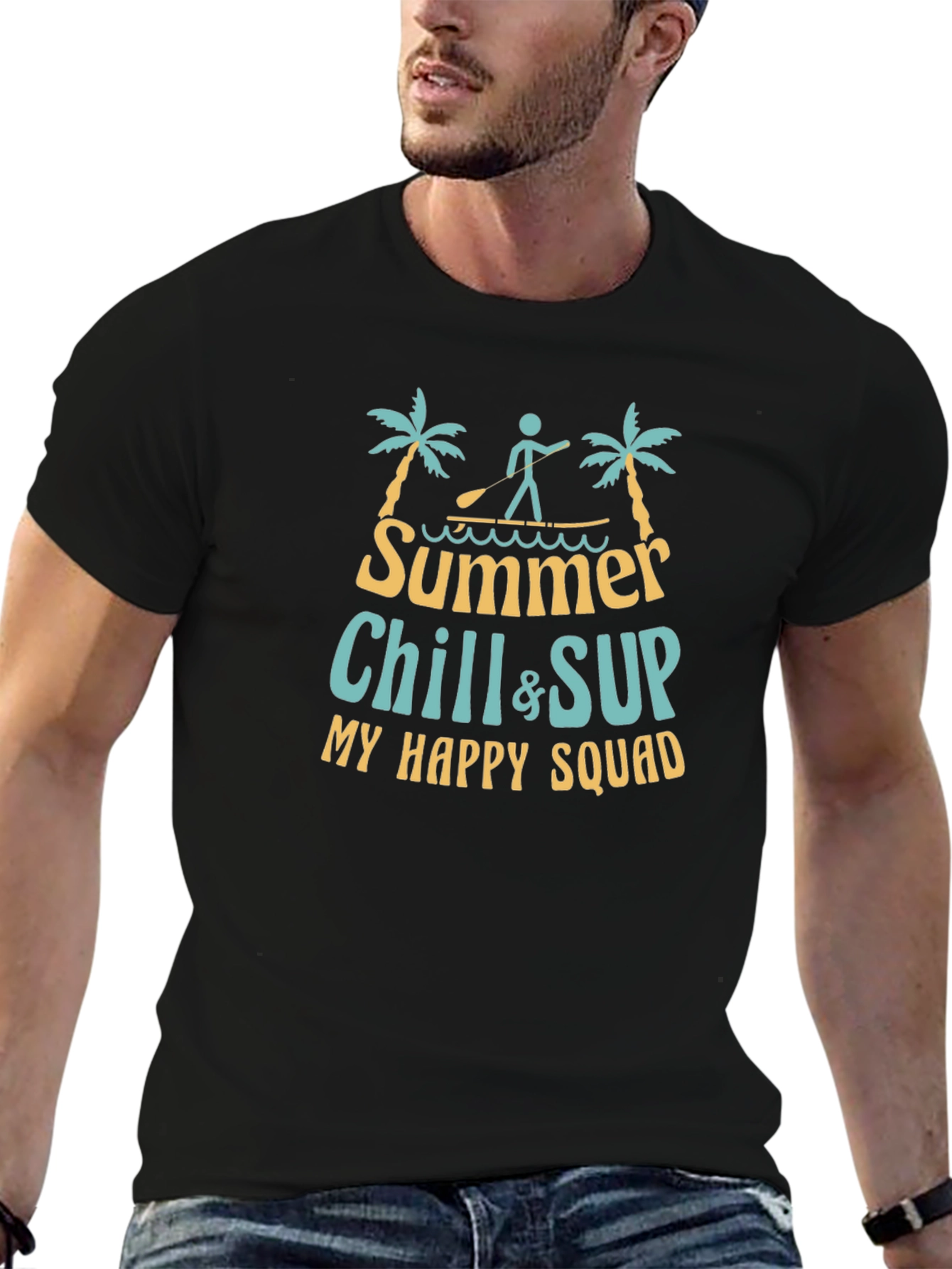 Summer Chill & SUP Graphic T-Shirt