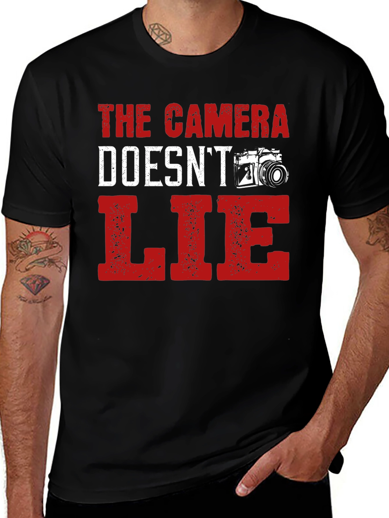 The Camera Doesnt Lie Graphic T-Shirt