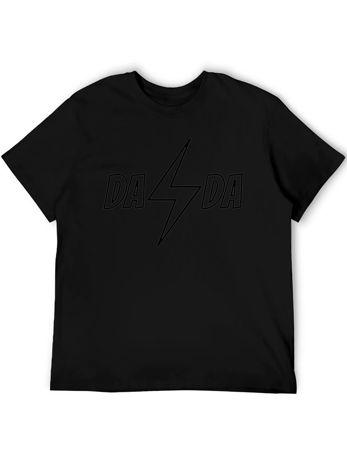 Da Da Lightning Bolt Graphic Tee - Black