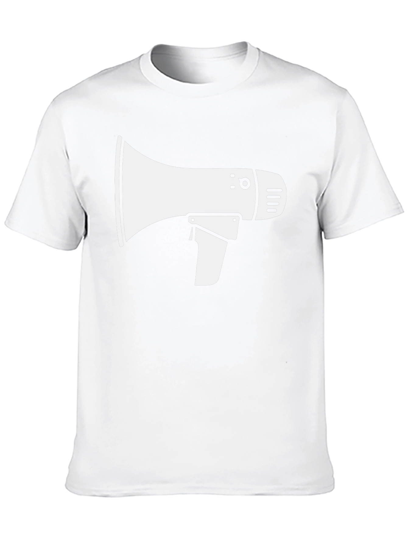 Megaphone Graphic T-Shirt - Bold Statement Tee