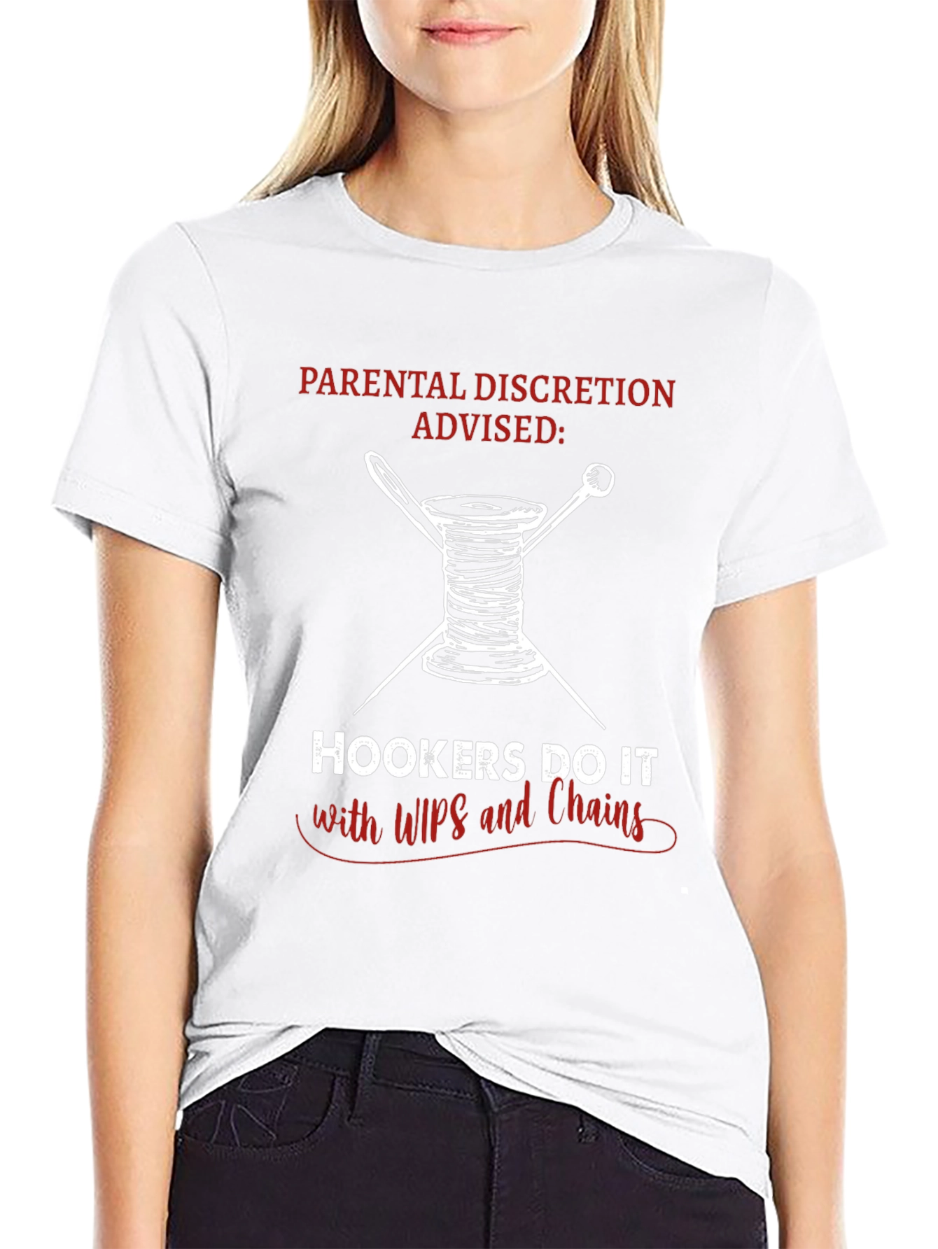 Hookers Do It with WIPs & Chains Graphic T-Shirt