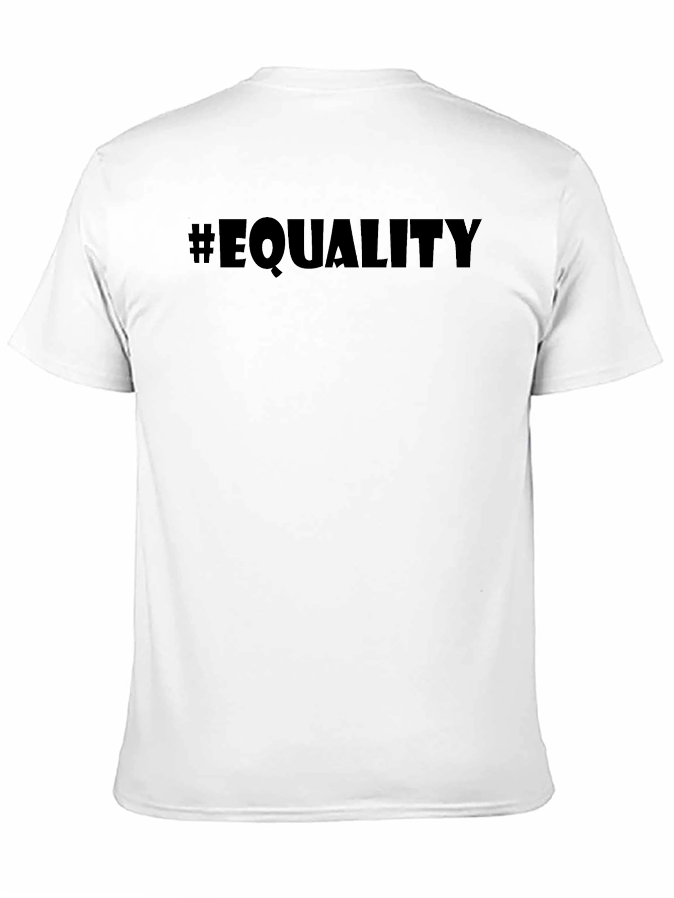 Equality T-Shirt - Black Crew Neck Tee