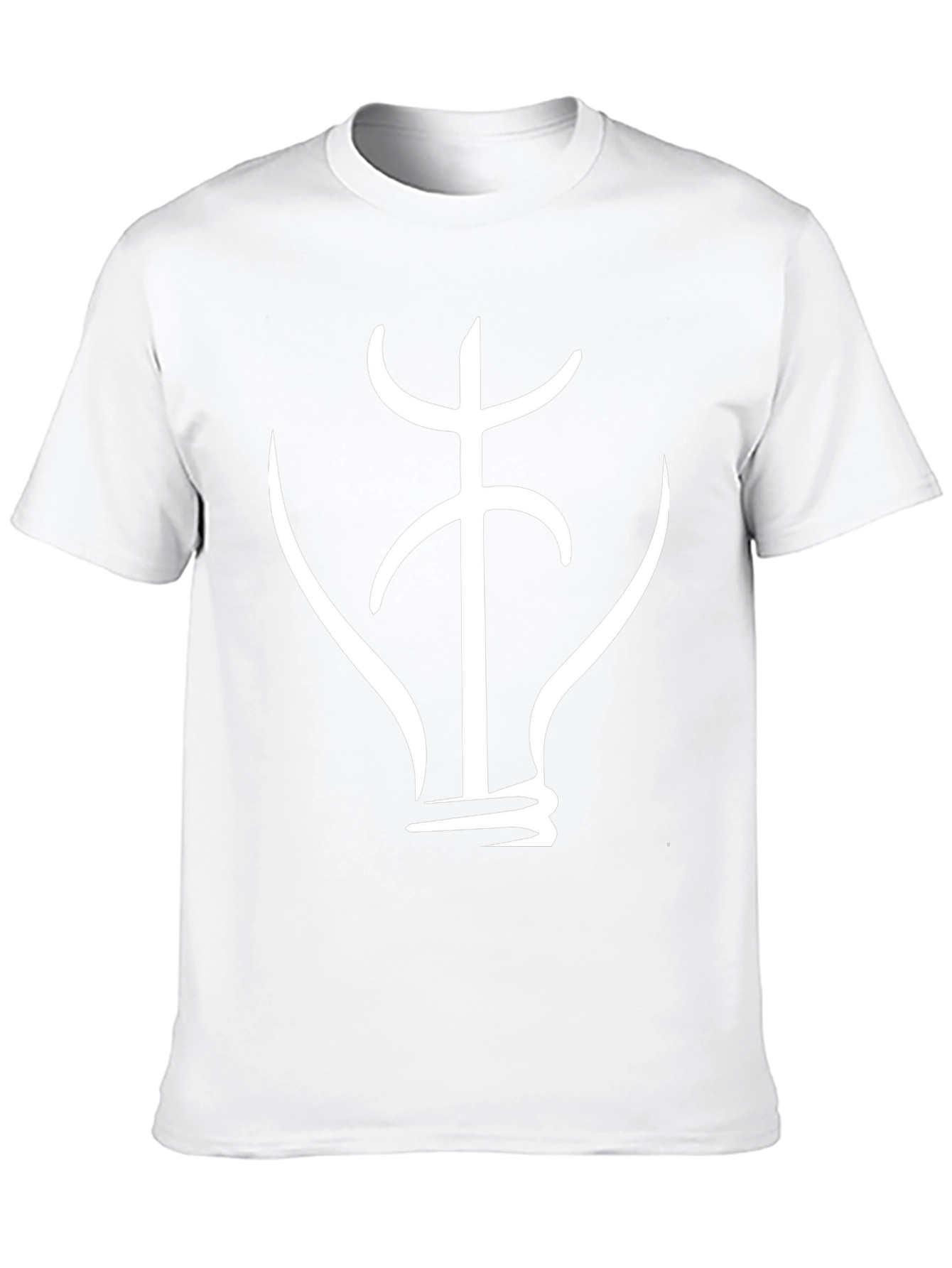 Abstract Bulb Graphic Tee - Black