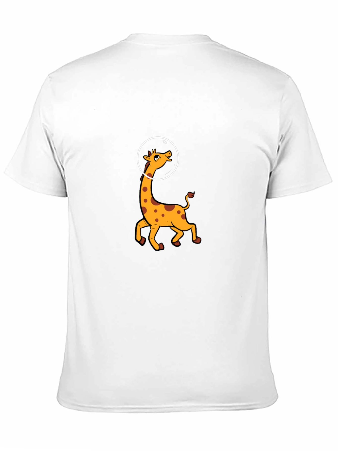 Astronaut Giraffe Graphic Tee - Black