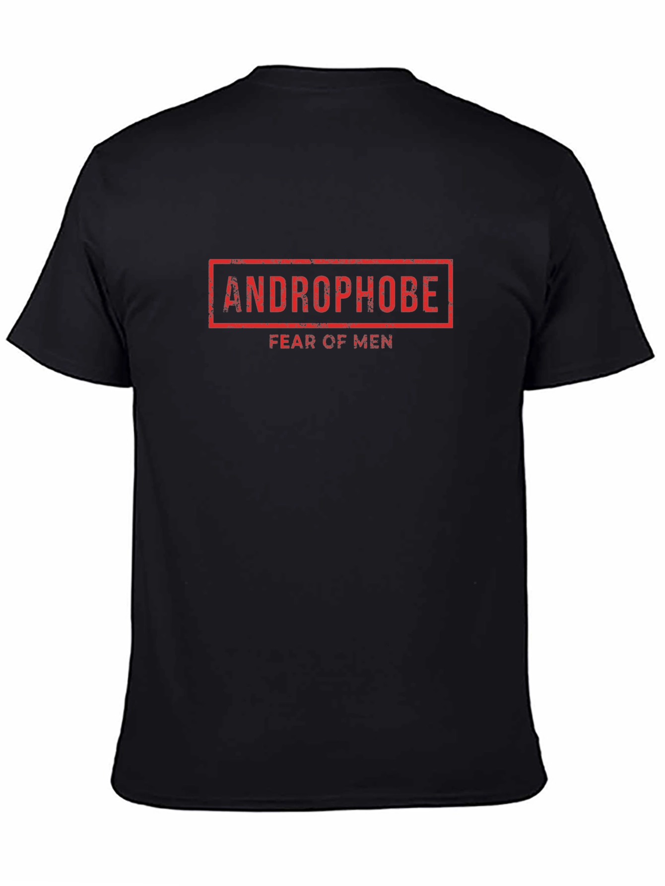Androphobe Fear of Men Graphic Tee - Black