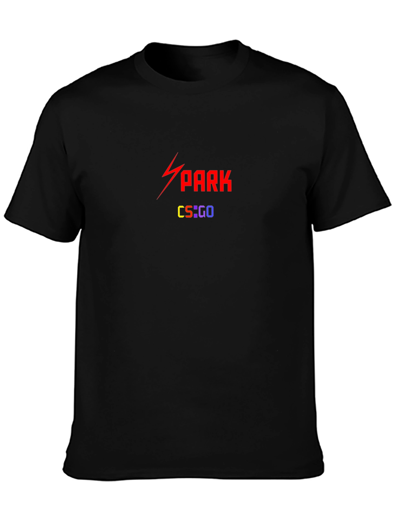 Spark CS:GO Black T-Shirt - Gaming Apparel