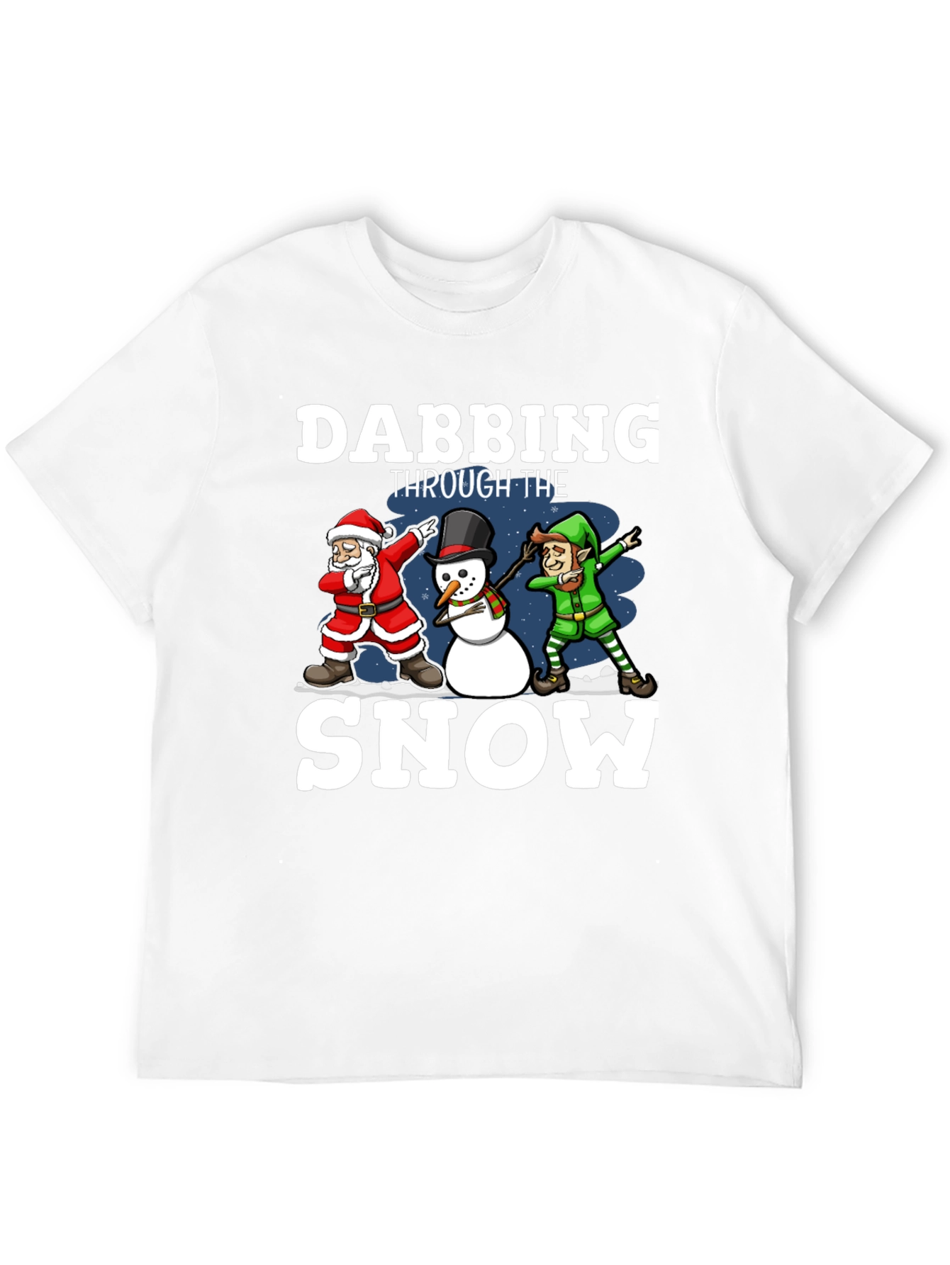 Dabbing Through the Snow Christmas T-Shirt