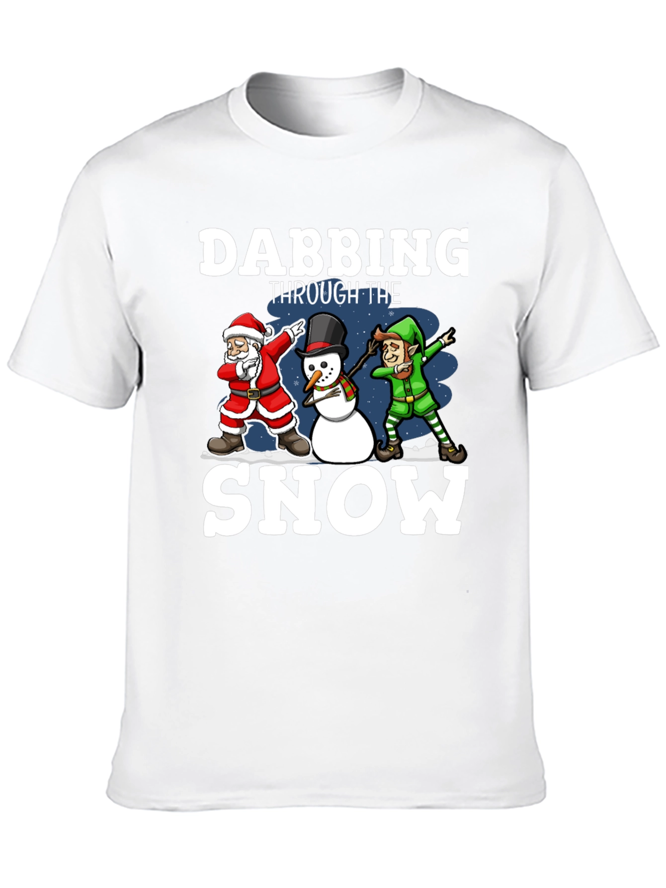 Dabbing Through the Snow Christmas T-Shirt
