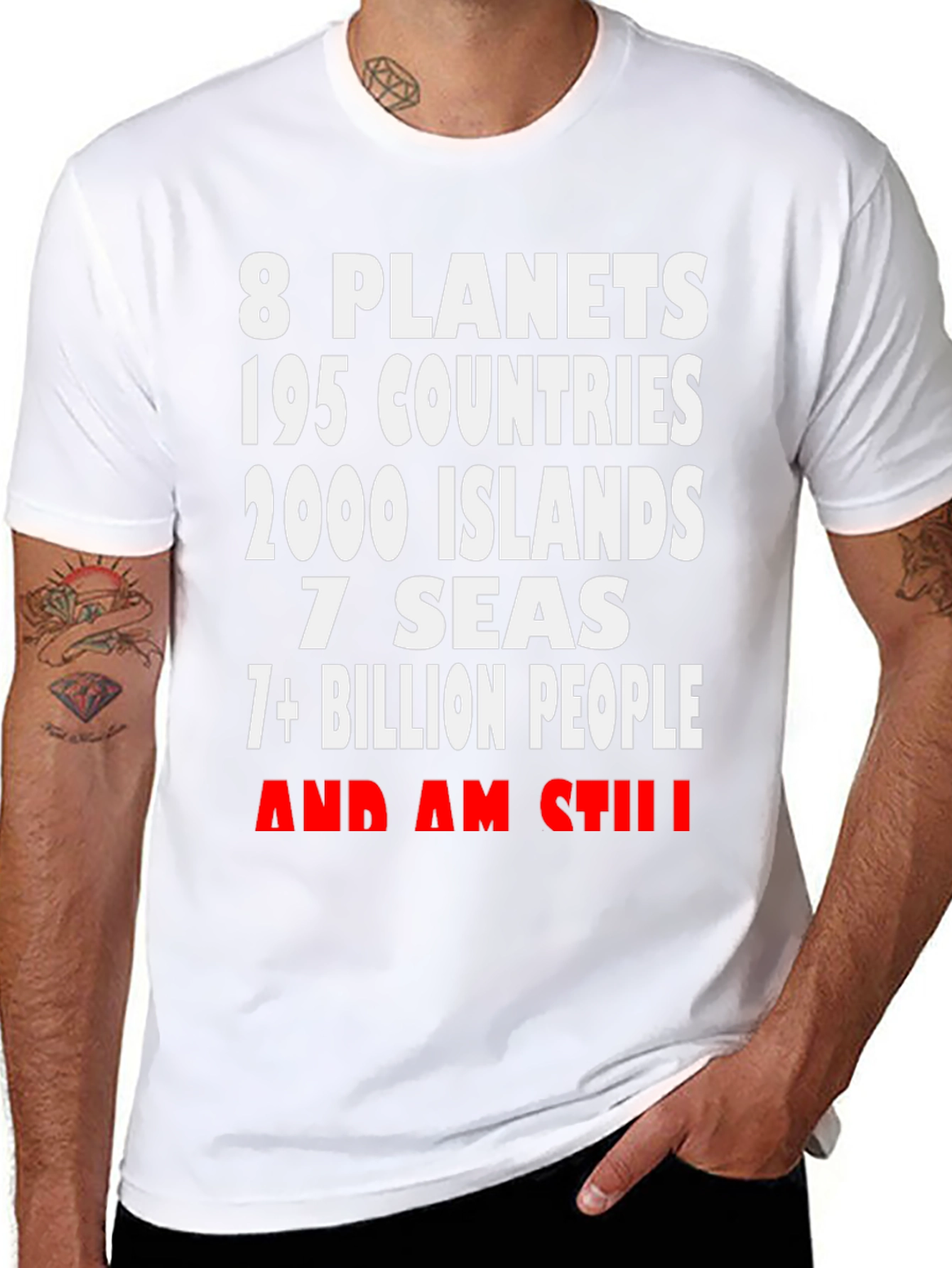 8 Planets T-Shirt: Still Not Dead Earth Geography Tee