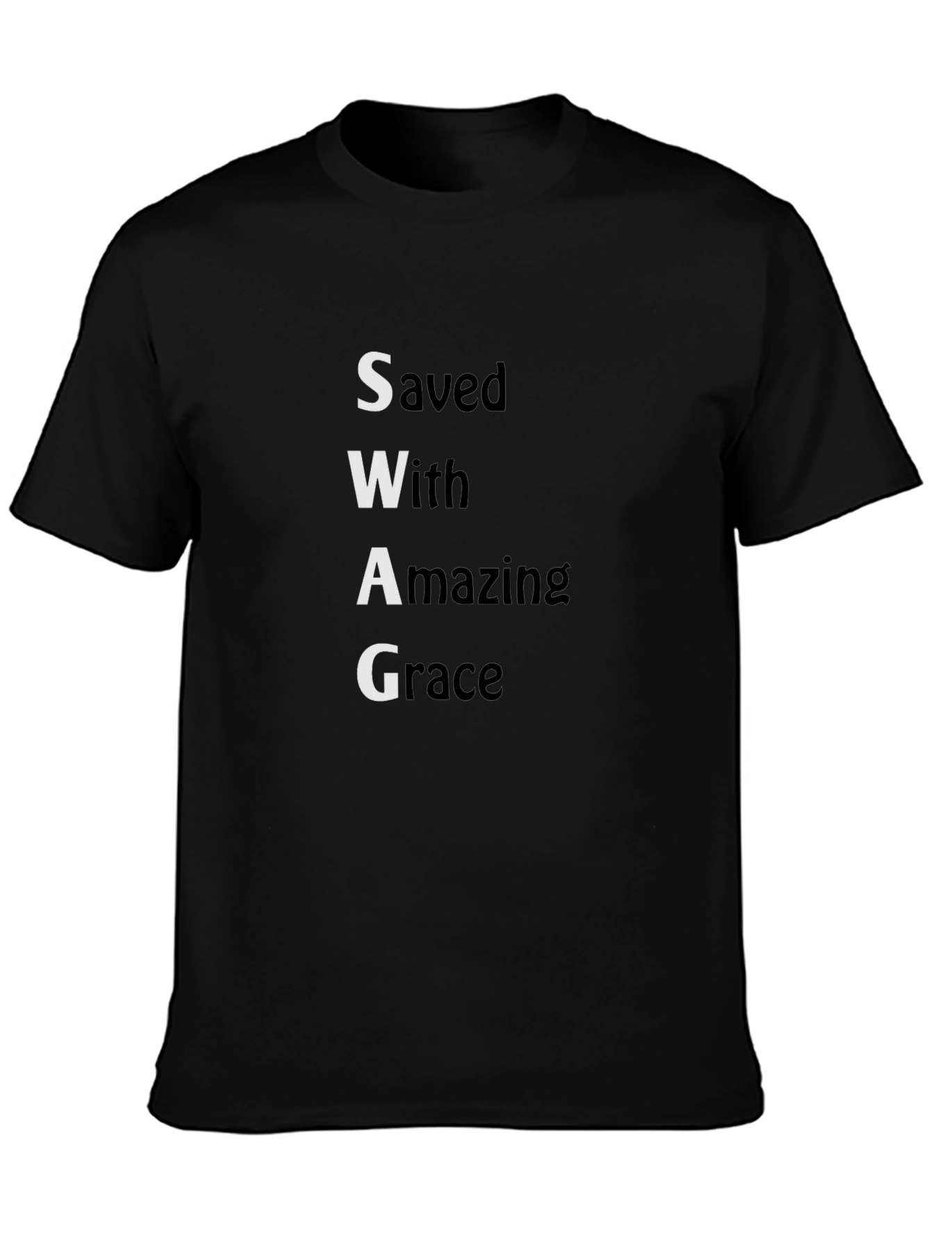 Saved With Amazing Grace Graphic T-Shirt