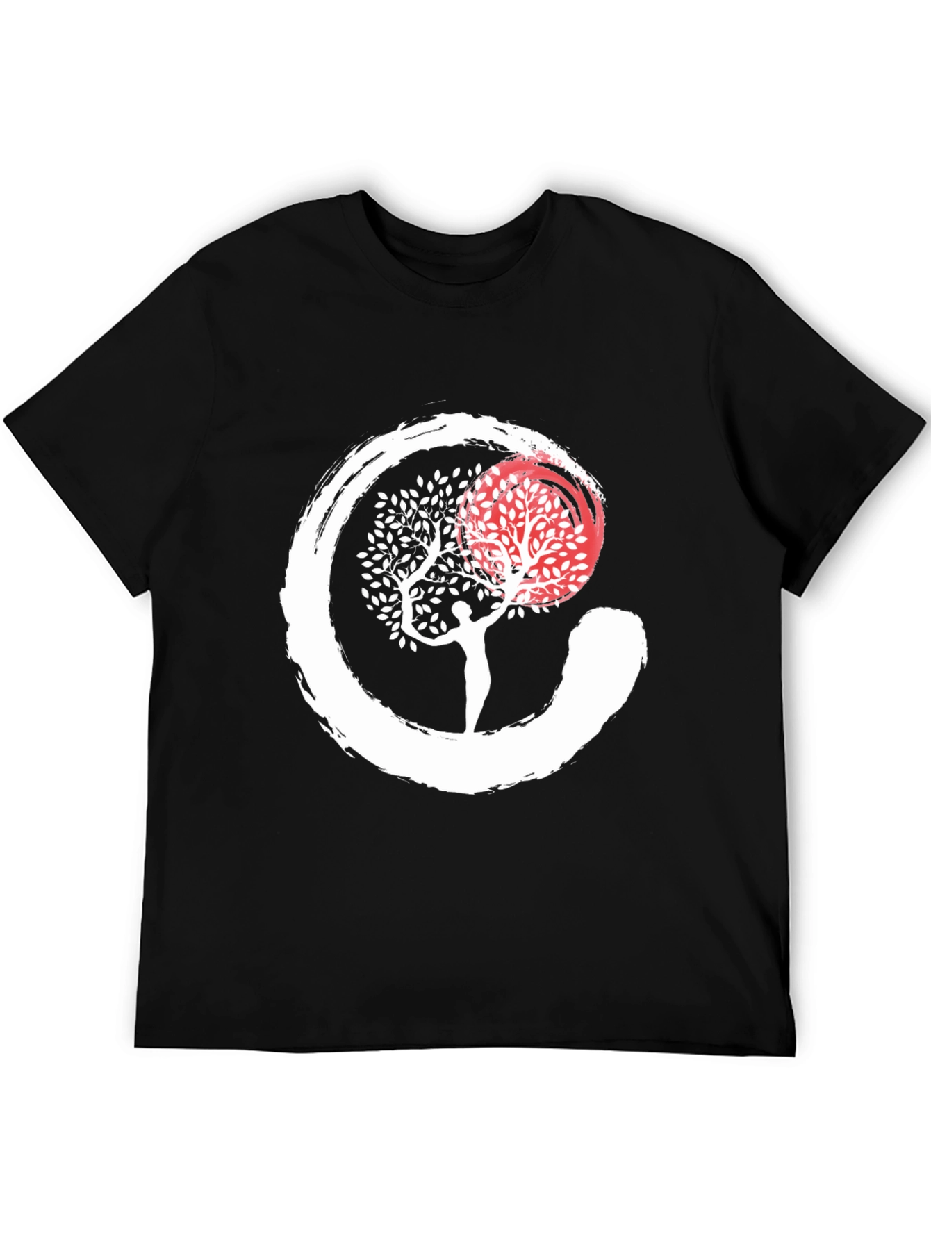 Zen Circle Tree T-Shirt - Spiritual Graphic Tee