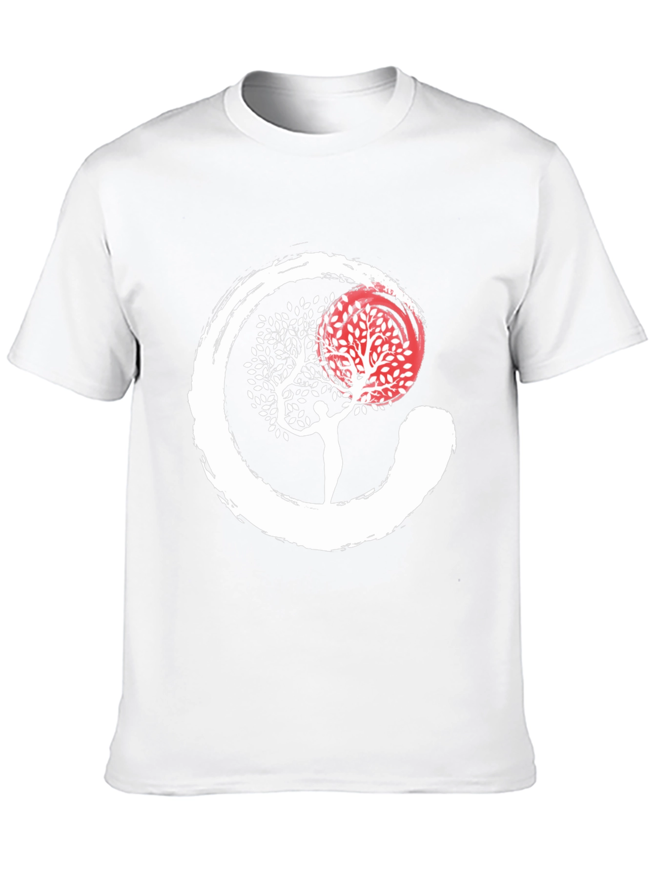 Zen Circle Tree T-Shirt - Spiritual Graphic Tee