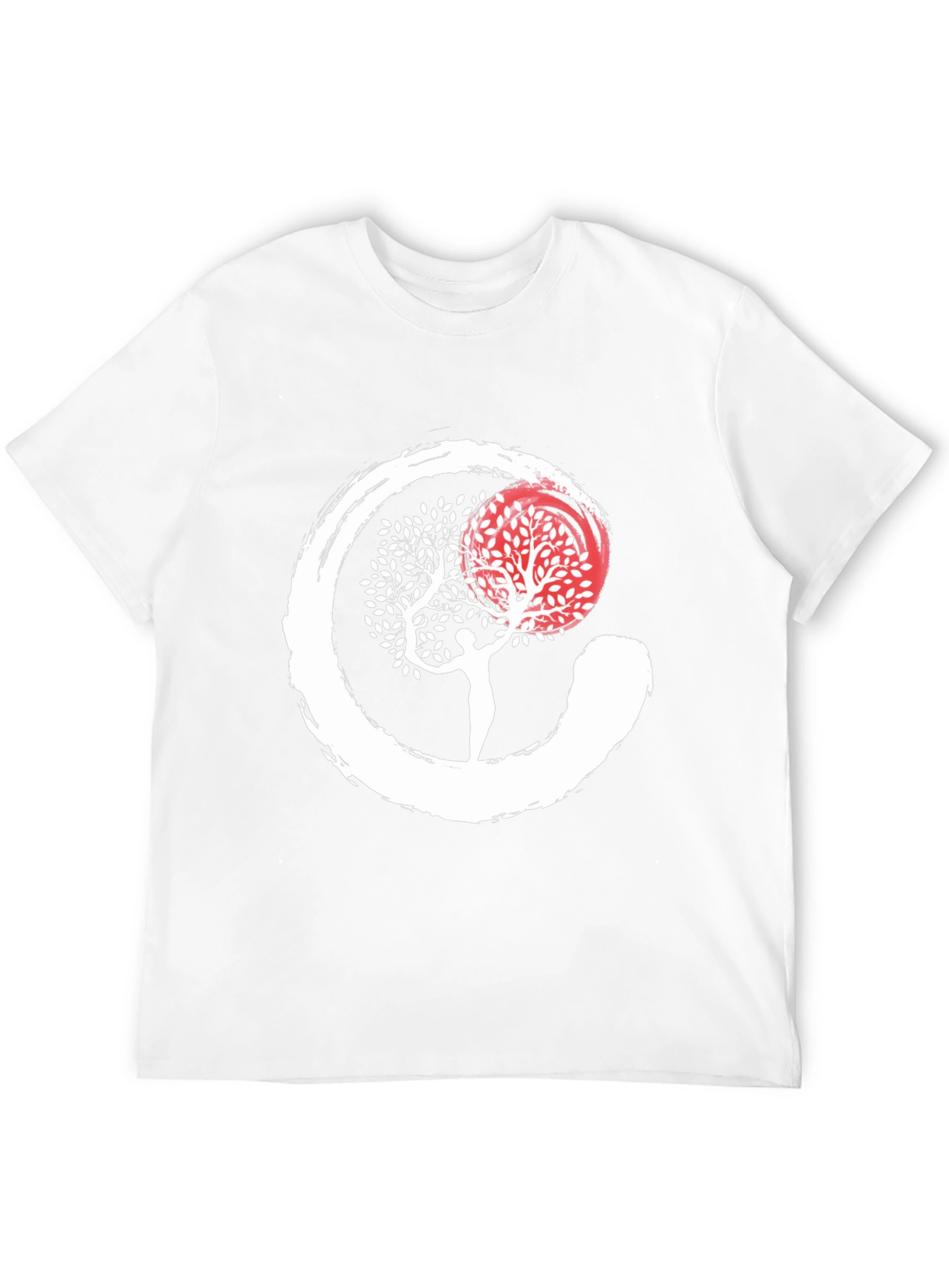 Zen Circle Tree T-Shirt - Spiritual Graphic Tee