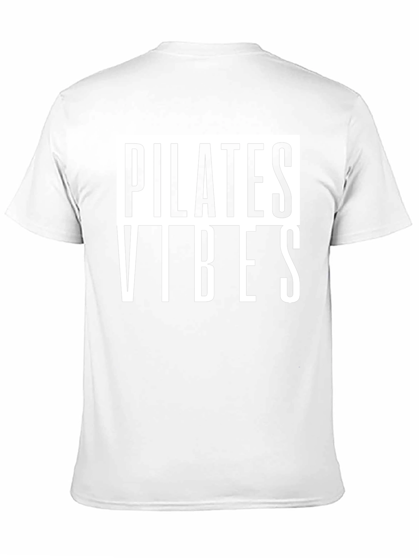 Pilates Vibes Graphic Tee - Black Cotton T-Shirt