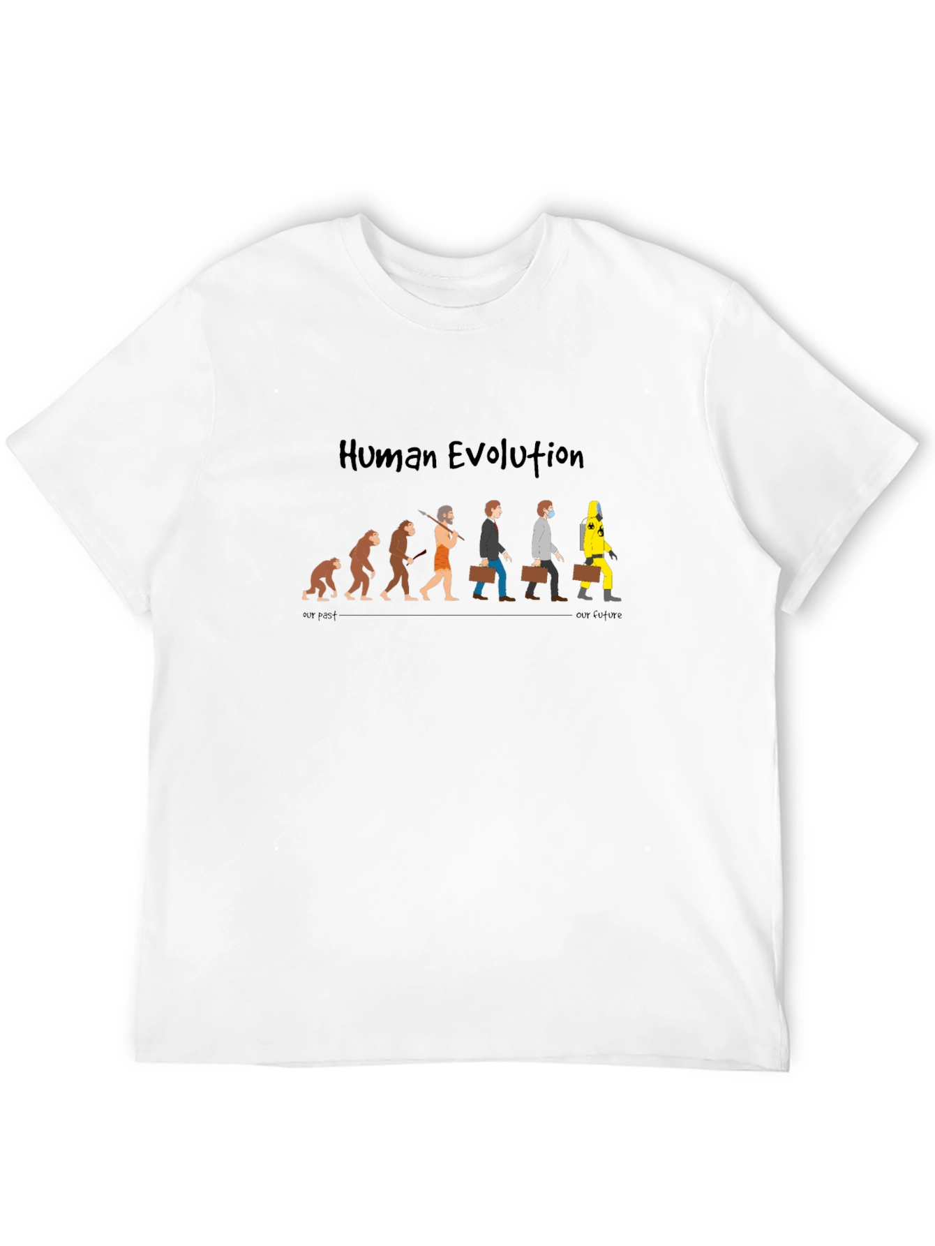 Human Evolution Graphic T-Shirt