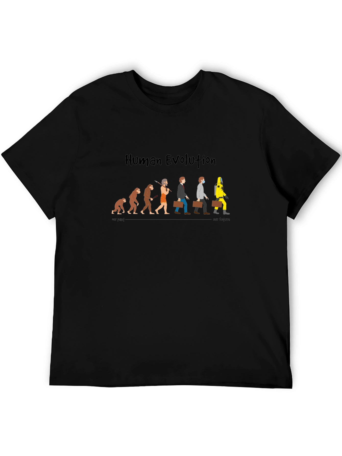 Human Evolution Graphic T-Shirt