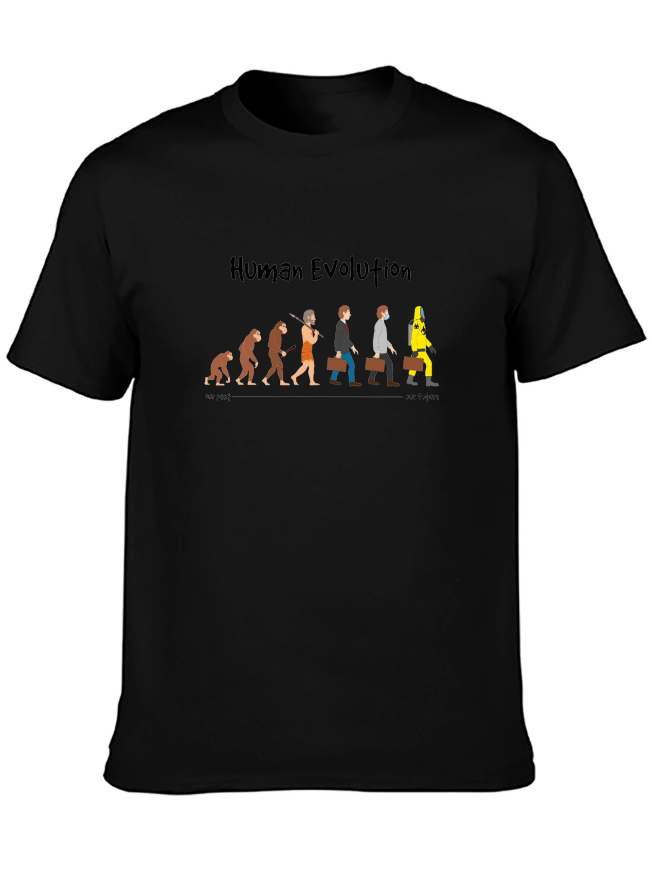 Human Evolution Graphic T-Shirt