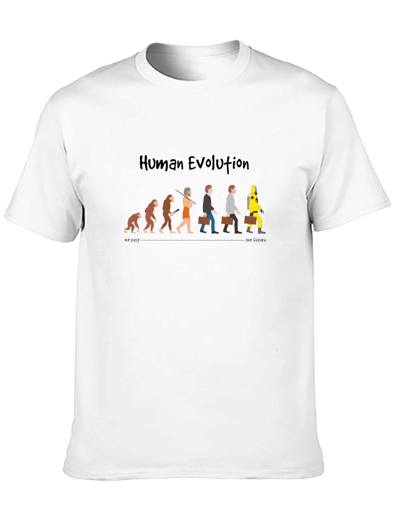 Human Evolution Graphic T-Shirt